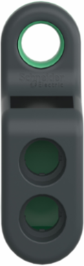 Harmony XB5R Empty Handy Box, IP65 Rated, Green, for 22 mm Control Units