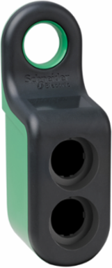 Harmony XB5R Empty Handy Box, IP65 Rated, Green, for 22 mm Control Units