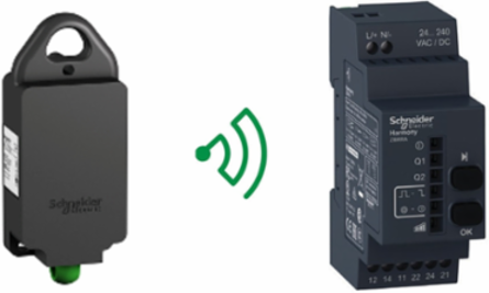 Programmable Receiver with 2 Relays, 24-240V AC/DC, IP20, 130g