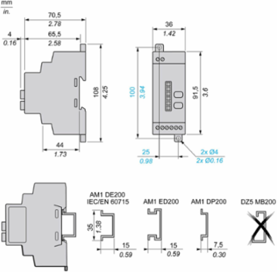 Wireless Receiver Harmony XB5R 4 PNP Outputs 100 m Range 24V DC