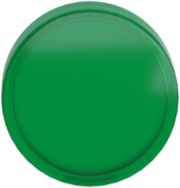 Harmony XB4/XB5 Green Lens Cap, 22mm, Round, Ambient Temp -40 to 70°C