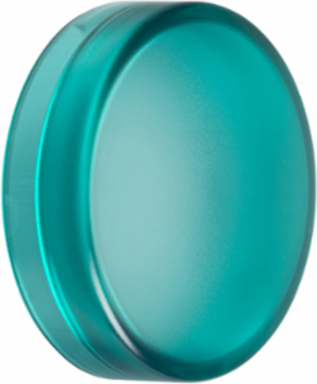 Harmony XB4/XB5 Green Lens Cap, 22mm, Round, Ambient Temp -40 to 70 C