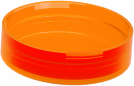 Harmony XB4/XB5 Pilot Light Head, 22mm, Orange, Universal LED