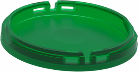 Harmony XB4 & XB5 22mm Green Lens Cap, Universal LED, Round