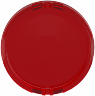 Harmony XB4/XB5 Red Lens Cap for 22mm Illuminated Push Button, Set of 10