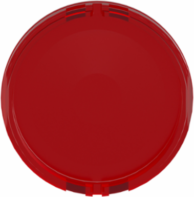Harmony XB4/XB5 Red Lens Cap for 22mm Illuminated Push Button, Set of 10