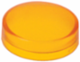 Orange Plain Lens Cap for 22 mm Pushbutton with BA9s Bulb