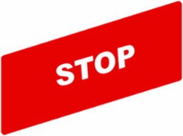 Harmony XB5/XB4 Marked Legend 8 x 27 mm "STOP" for Holder 30 x 40 mm