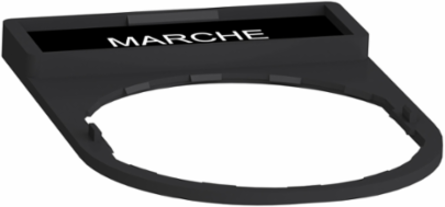 Harmony XB4 Legend Holder 30 x 40 mm, Plastic, Mercury Free