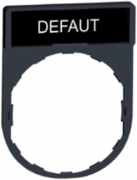 Legend Holder for Harmony XB4, 30 x 40mm, Plastic, Marked DEFAUT