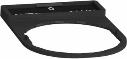 Harmony XB4 Legend Holder 30 x 40 mm, Plastic, Marked AUTO-O-MAIN