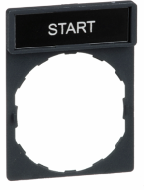 Harmony Legend Holder 30 x 40 mm, Plastic, Marked "START"