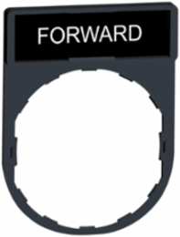 Legend Holder 30 x 40 mm with "FORWARD" Marking for Harmony XB4/XB5