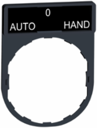 Harmony XB4 Legend Holder, 30 x 40mm, Plastic, White AUTO-O-HAND Marked