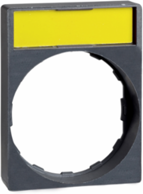 Legend Holder, 30 x 40mm, Plastic, Flush Mount, Compatible with Harmony XB4
