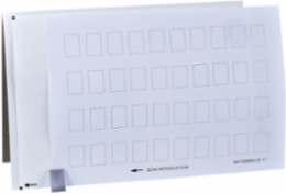 Harmony XB4 Unmarked Legend Sheet, 40 Rectangular Labels 18 x 27 mm