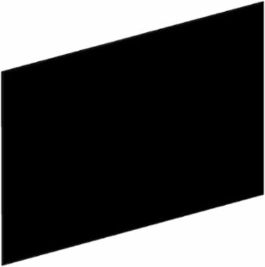 Harmony XB4 Unmarked Legend 18x27mm, Black/Red, Label for Legend Holder