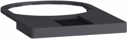 Harmony XB4 Legend Holder 30 x 50 mm, Plastic, Unmarked, Compatible with XB4/XB5
