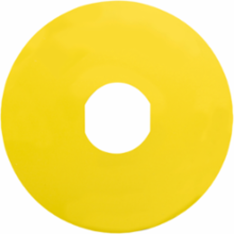 Harmony XB4/XB5 Yellow Emergency Stop Legend Ø 90 mm, Unmarked