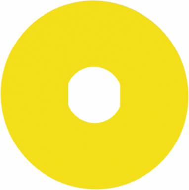 Harmony XB4 Yellow Emergency Stop Legend Ø 90 mm ARRET D'URGENCE