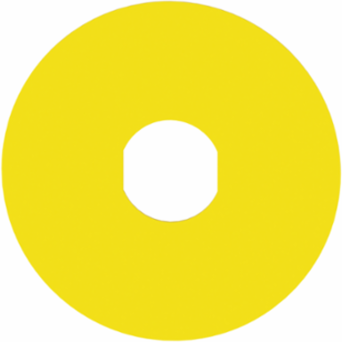 Harmony XB4 Emergency Stop Legend, 90mm, Plastic, Yellow with ISO13851
