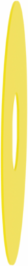 Blank Legend for Harmony XB4/XB5, 60mm Ø, Yellow Background