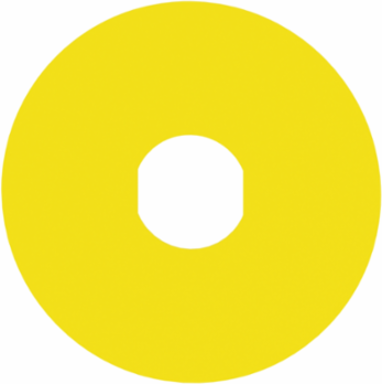 Blank Legend for Harmony XB4/XB5, 60mm  , Yellow Background