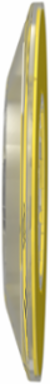 Harmony XB4 Emergency Stop Legend 60mm Plastic Yellow Marked ARRET D'URGENCE