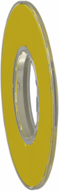 Harmony XB4 Emergency Stop Legend Holder 60mm Yellow Plastic
