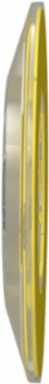 Harmony XB4 Emergency Stop Legend Holder 60mm Yellow Plastic