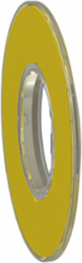 Harmony XB4 Emergency Stop Legend Holder 60mm Yellow Plastic