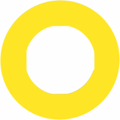 Harmony XB4 Emergency Stop Legend Holder 60mm Plastic Yellow