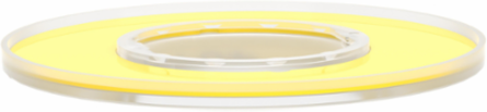 Harmony XB4 60mm Emergency Stop Legend Holder, Plastic, Yellow, Marked EMERGENCY STOP