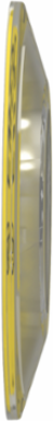 Harmony XB4 60mm Emergency Stop Legend Holder, Plastic, Yellow, Marked EMERGENCY STOP