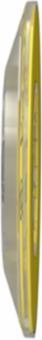 Harmony XB4 60mm Emergency Stop Legend Holder, Plastic, Yellow, Marked EMERGENCY STOP