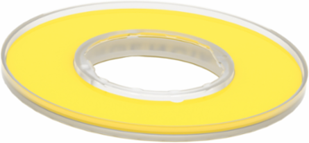 Harmony XB4 Circular Legend, Yellow,   60 mm, Emergency Stop, EN/ISO 13850