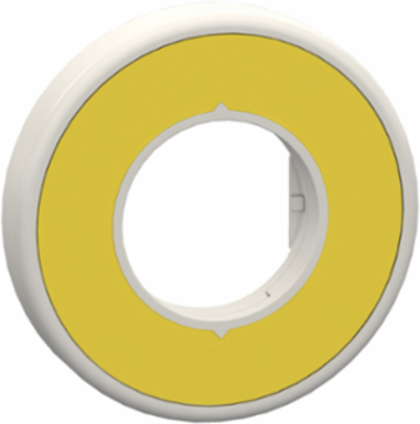 Harmony LED Legend Ring 60 mm Red Unmarked Yellow Label 120V