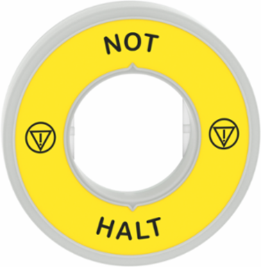 Harmony XB5 Illuminated Legend Ring, 60mm, Red LED, 110-120V AC
