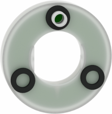 Harmony XB5 Illuminated Legend Ring 60mm Plastic 24V AC/DC