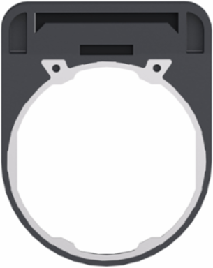 Legend Holder 40 x 50 mm, Plastic for Harmony XB4/XB5