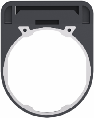 Legend Holder 40 x 50 mm, Plastic for Harmony XB4/XB5