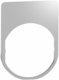 Legend Plate, Harmony XB5, 30 x 40 mm, Metal, Unmarked