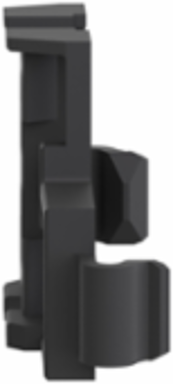 Harmony XB4 Clip-On Legend Holder, Plastic, Black, Set of 10