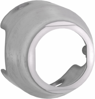 Padlockable Guard for 40mm Mushroom Head, Metal, Chromium Plated