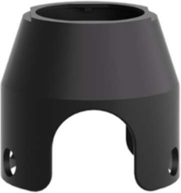 Harmony XB4 Padlockable Guard 40mm Mushroom Head, Metal, Black, IP66