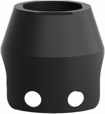Harmony XB4 Padlockable Guard 40mm Mushroom Head, Metal, Black, IP66
