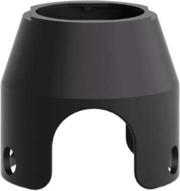 Harmony XB4 Padlockable Guard 40mm Mushroom Head, Metal, Black, IP66