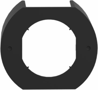Harmony XB4 Plastic Protective Guard, Black, IP66, Vertical Mounting