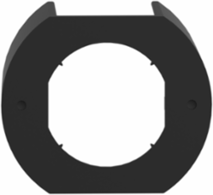 Harmony XB4 Plastic Protective Guard, Black, IP66, Vertical Mounting