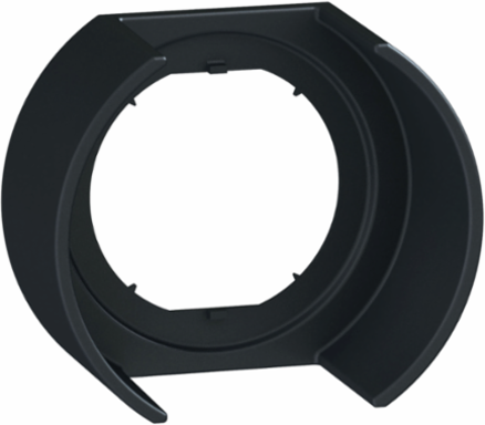 Harmony XB4/XB5 Push Button Isolation Guard, Plastic, Black, 22 mm